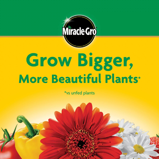 Miracle - Gro Water Soluble All Purpose Plant Food Grows Bigger More Beautiful Plants 1.5 lb