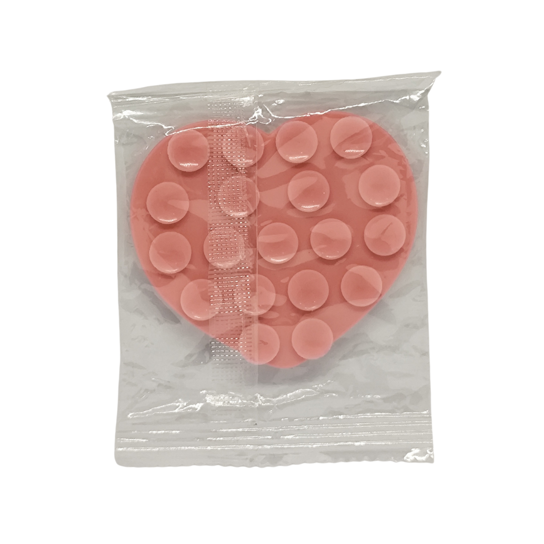 Colourpop Pink Heart-Shaped Silicone Phone Grippy, 1 Count