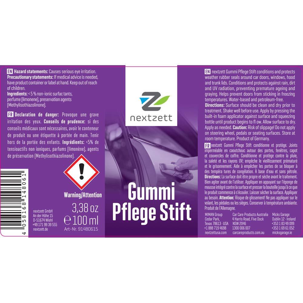 Rubber Care Stick Nextzett 91480615 Gummi Pflege Stift 3.38 fl. oz