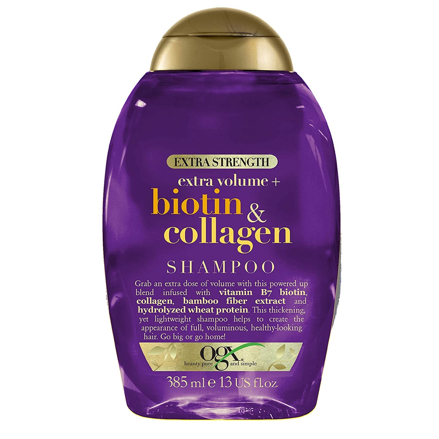 OGX Extra Strength Extra Volume + Biotin & Collagen Shampoo 13 Fl.oz