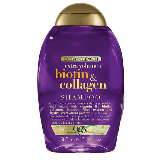 OGX Extra Strength Extra Volume + Biotin & Collagen Shampoo 13 Fl.oz