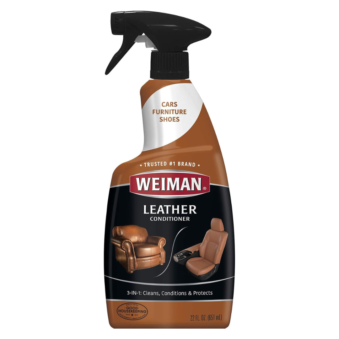 Weiman Leather Conditioner 3 - in - 1 Cleans Conditions & Protects, 22 oz / 651 ml
