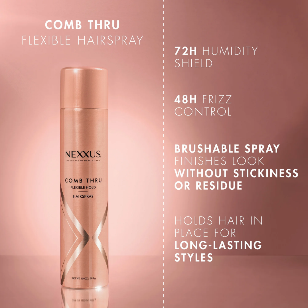 Nexxus Comb Thru Flexible Hold Hairspray, 10 oz