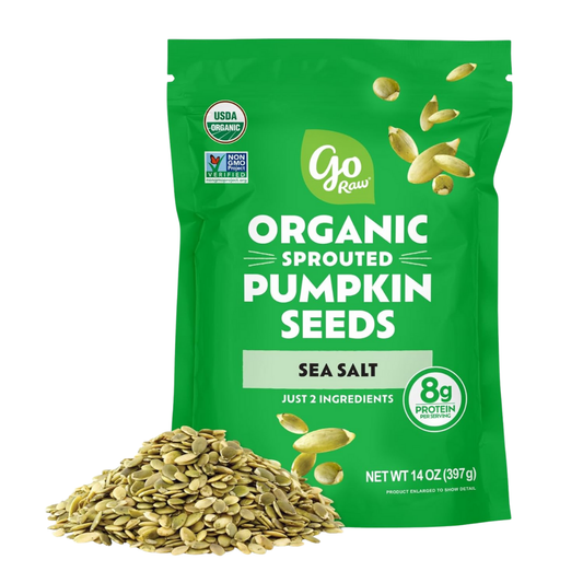 Go Raw Organic Sprouted Pumpkin Seeds Sea Salt, 14 oz