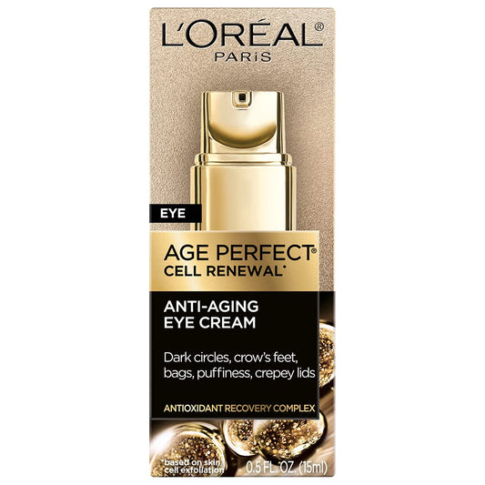 L'Oreal Paris Age Perfect Cell Renewal Anti-Aging Eye Cream Antioxidant Recovery Complex 0.5fl oz