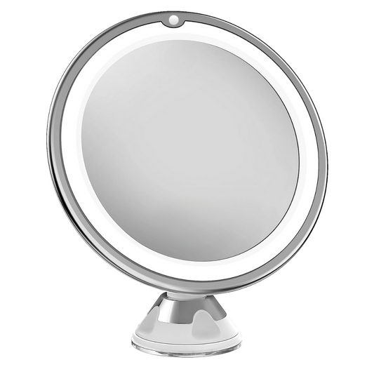 Magnifying Lighted Vanity Mirror with Suction by Honest Tools