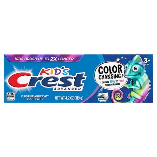 Crest Advanced Kid's Fluoride Anticavity Toothpaste Bubblegum - 4.2oz / 119g