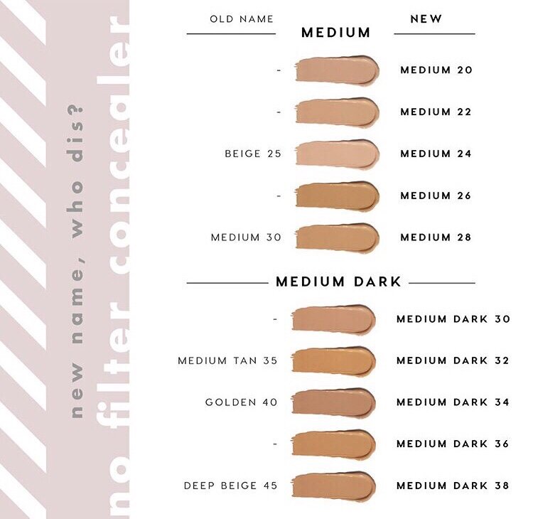 00 COLOURPOP No Filter Matte Concealer 4 g / 0.14 oz (Fair 00 (pure white))