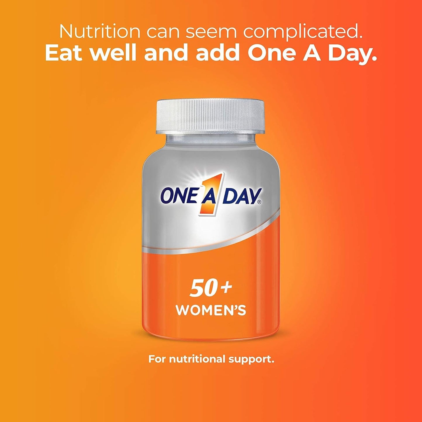 One A Day Women’s 50+ Multivitamins (100 Tablets)