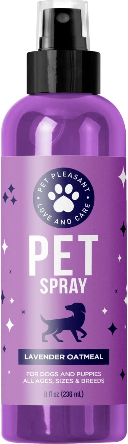 Pet Pleasant Love & Care - Pet Spray Lavander Oatmeal Pet Deodorant Spray 8fl oz. / 236ml