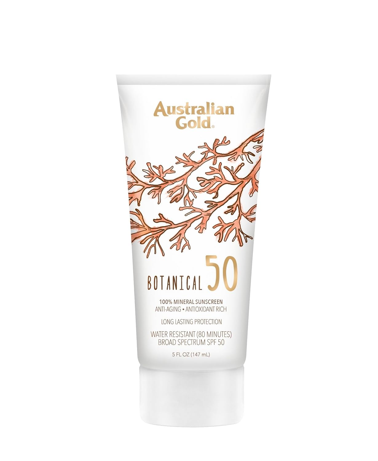 Australian Gold Botanical Sunscreen Mineral Lotion SPF 50 147ml/ 5 fl oz