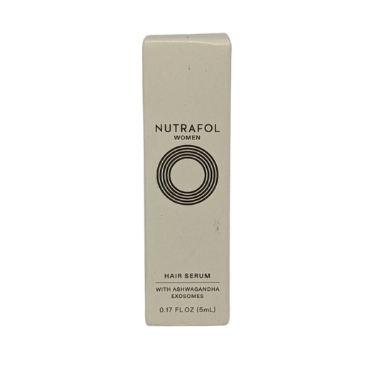 Nutrafol Women Hair Serum with Ashwagandha Exosomes Travel Size, 5 ml / 0.17 fl oz