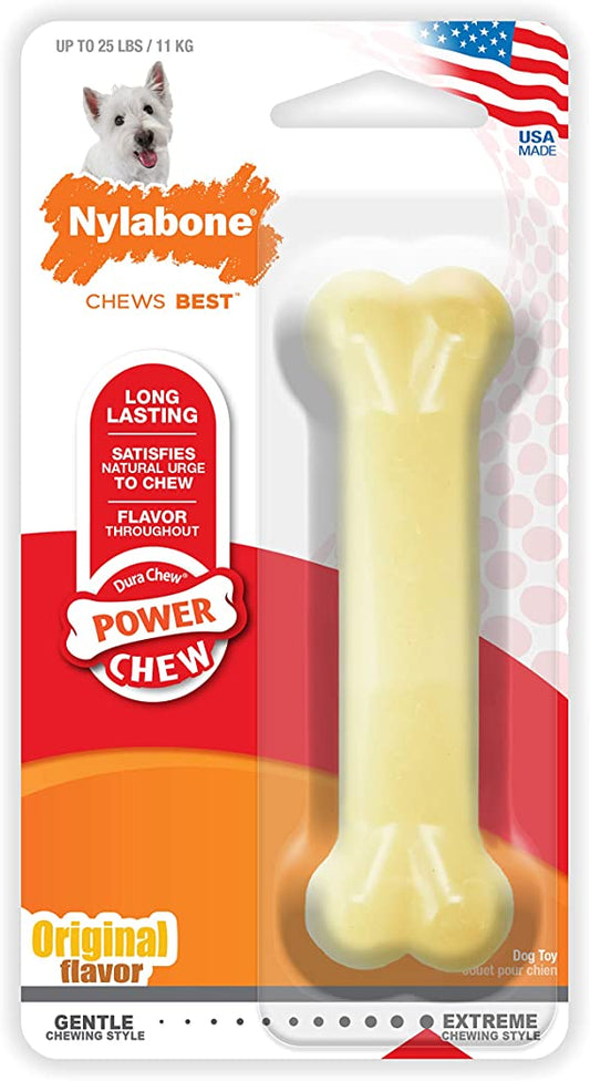 Nylabone Flavored Durable Chew Toy Original for Small Dogs, 25lbs / 11kg NR102P