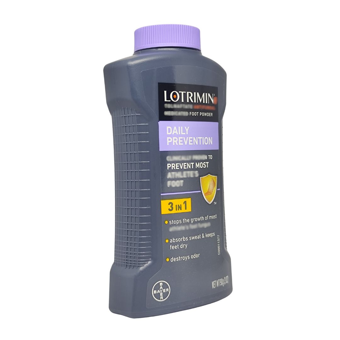 Lotrimin Daily Prevention 3 in 1 Powder, 90 g / 3 oz.