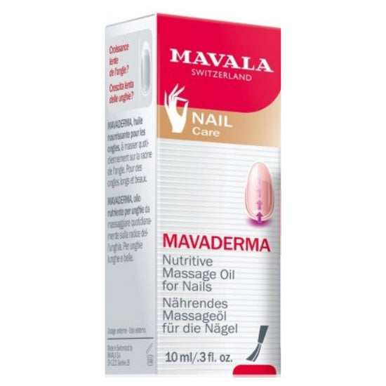 Mavala Nail Care MAVADERMA Nutritive Massage Oil for Nails, 0.3 fl.oz / 10 ml