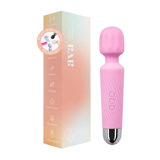 AVA Wand Personal Massager (Light Pink)