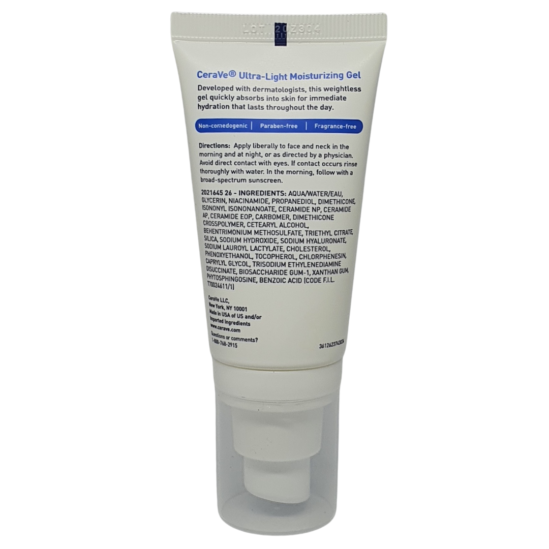 CeraVe Ultra-Light Moisturizing Gel, 1.75 oz / 52 ml