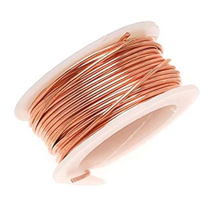 Beadalon Artistic Wire 20-Gauge Bare Copper Wire,15-Yards