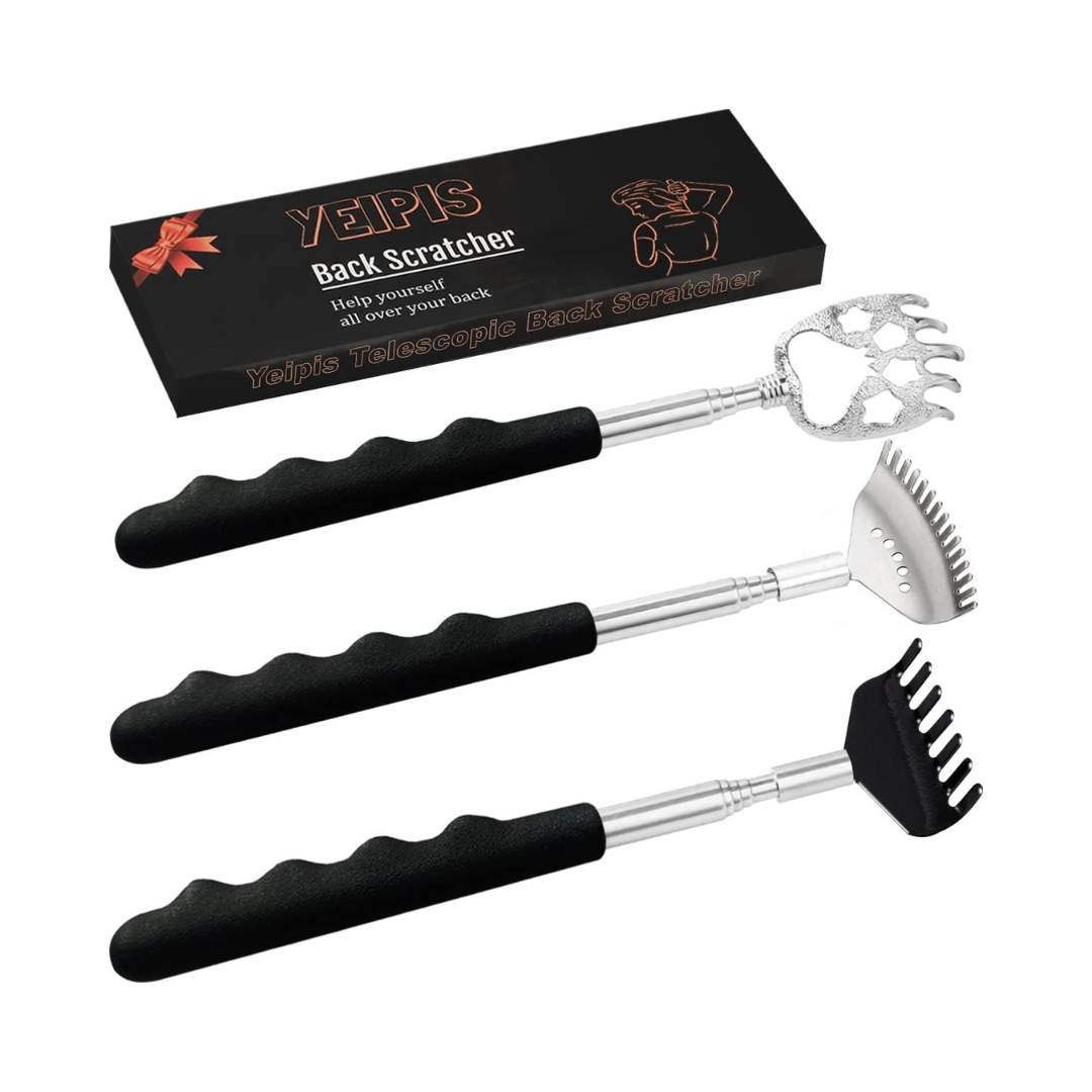 Yeipis Telescopic Back Scratcher , 3 Pieces
