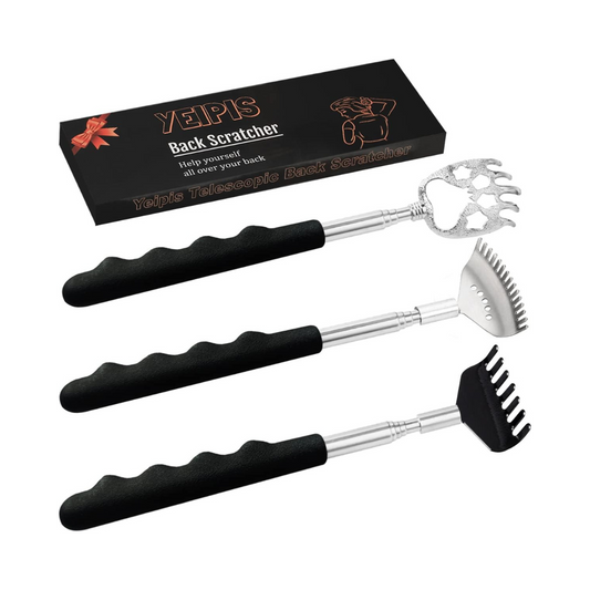 Yeipis Telescopic Back Scratcher , 3 Pieces