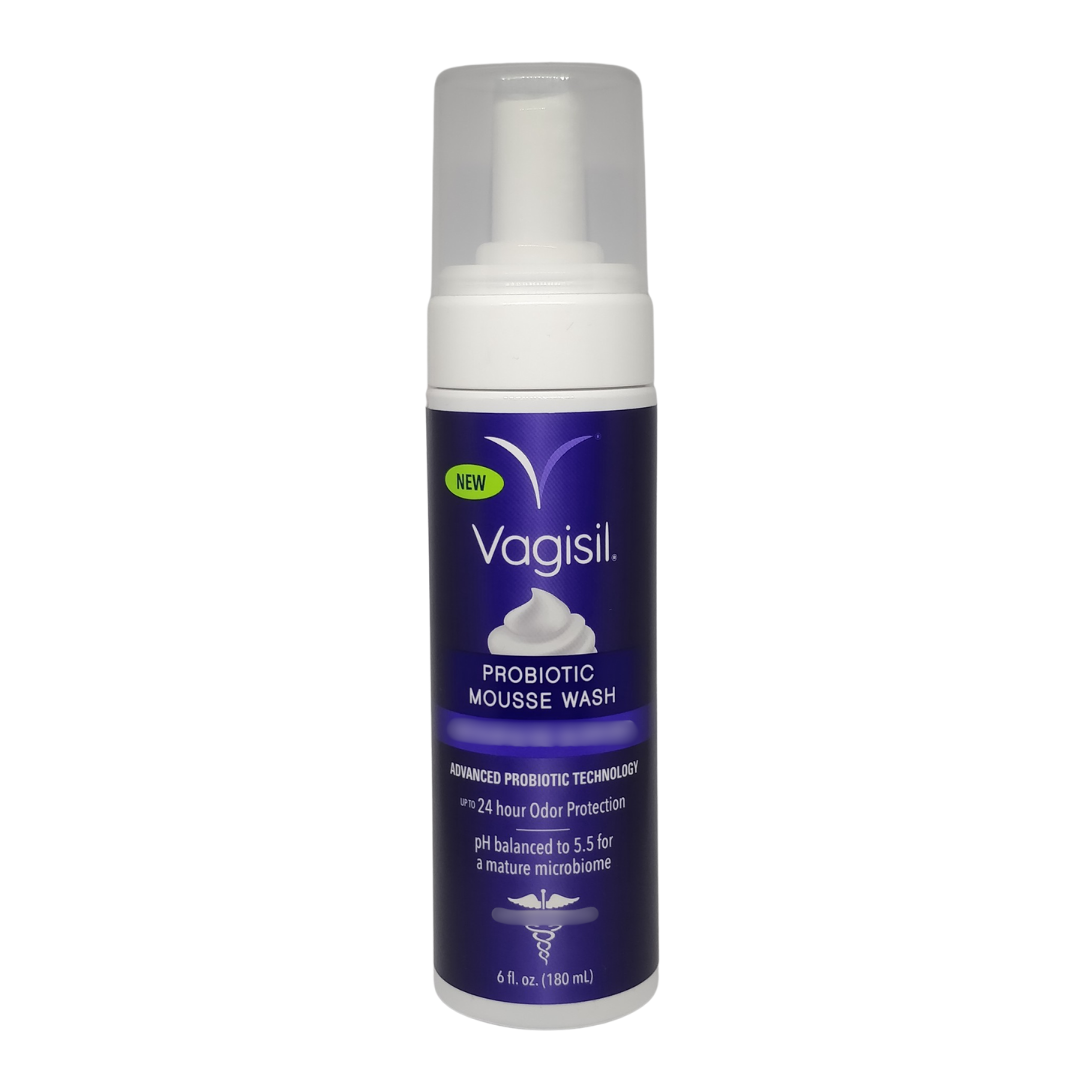 Vagisil Probiotic Mousse Wash, 6 oz / 180 ml