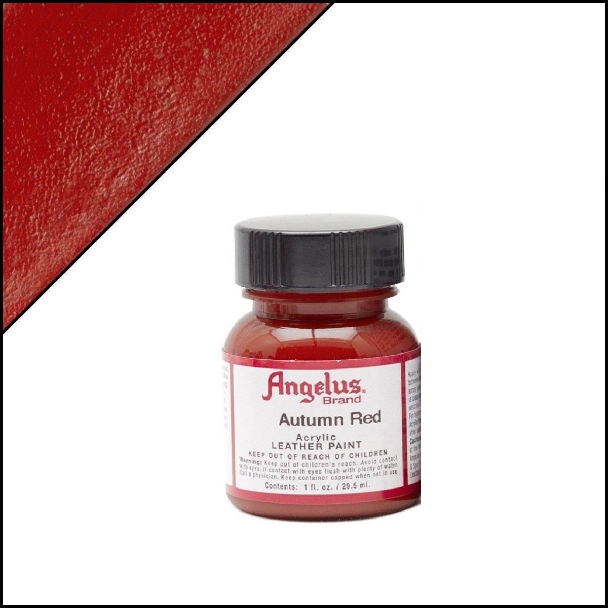 Angelus Acrylic Leather Paint (Autumn Red)