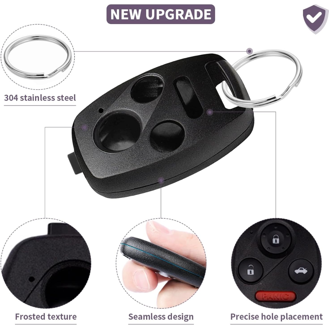 Shell Case Replacement Key Fob Remote, 022 Grey