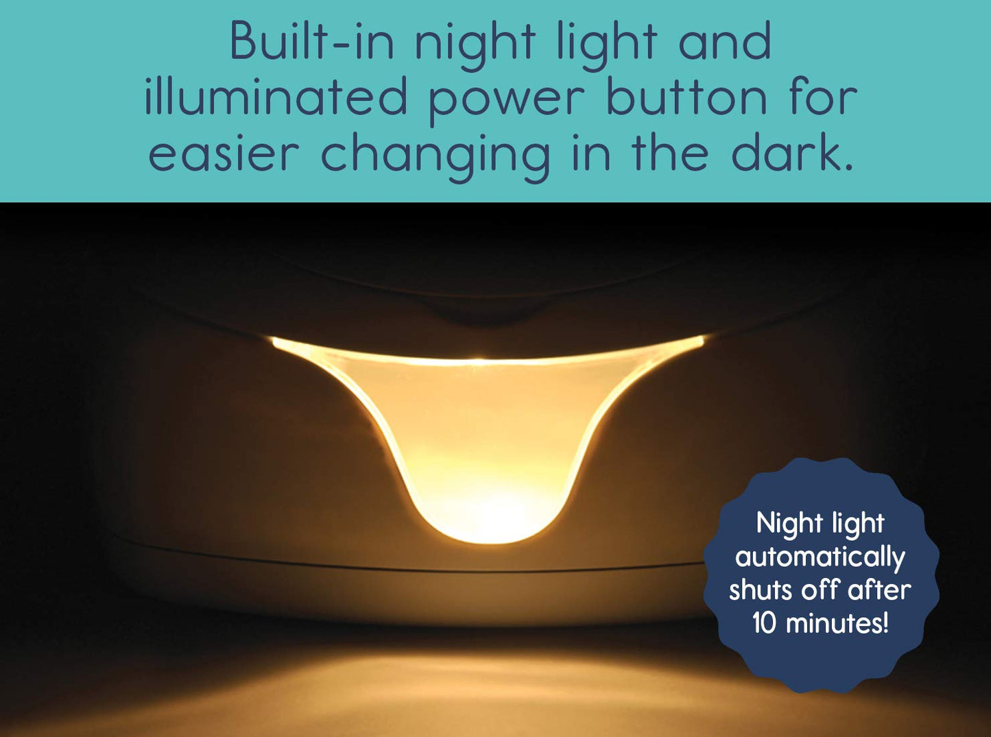 Hiccapop Baby Wipe Warmer with Changing Light Newborn Essentials