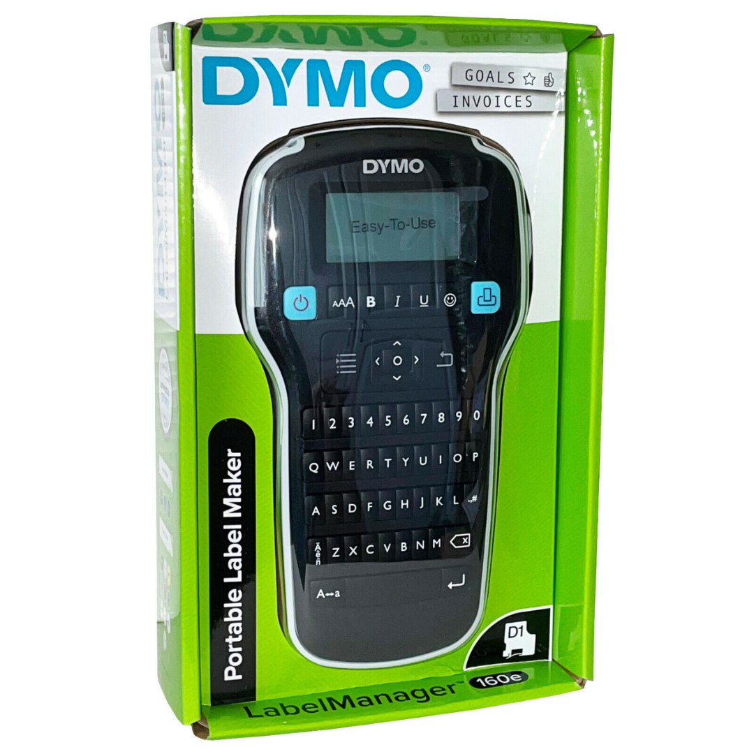 DYMO Label Manager Portable Label Maker, Easy-to-Use, One-Touch Smart Keys, QWERTY Keyboard, Large Display, for Home & Office Organization