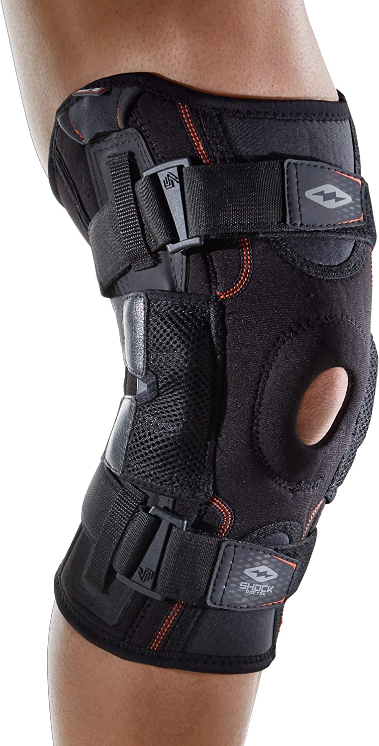 Shock Doctor | Ultra Knee Brace with Bilateral Hinges Black
