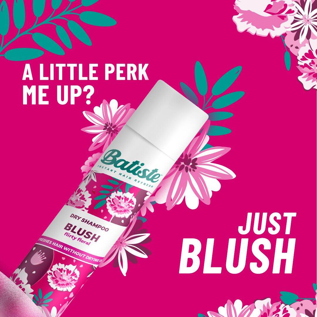Batiste Dry Shampoo Blush Flirty Floral, 200 ml / 120 g