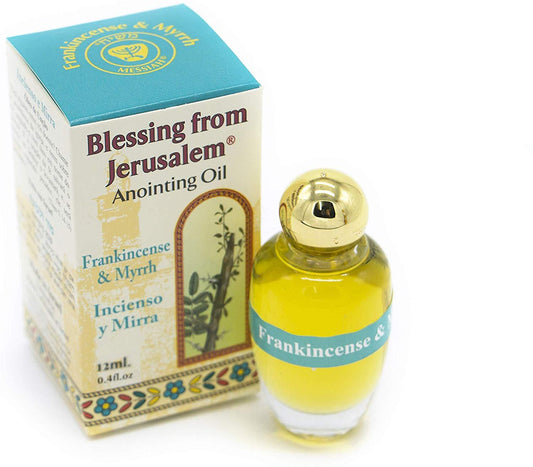 Blessing from Jerusalem Anointing Oil Frankincense & Myrrh 12 mL