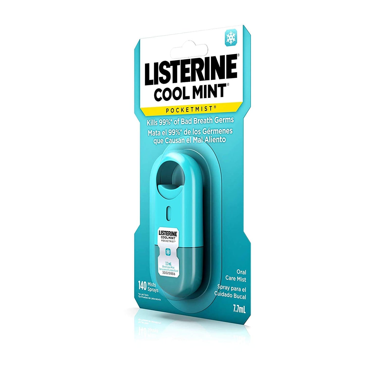 Listerine Cool Mint Pocketmist 140 Mists Sprays 7.7 ml