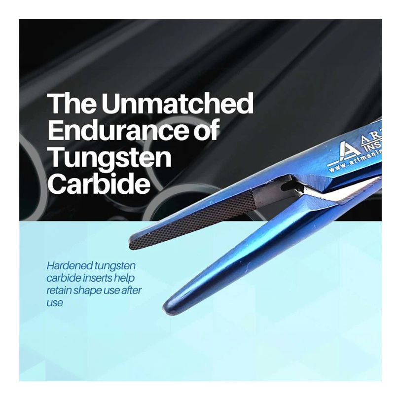 Artman Instrument Mayo Hegar Needle Holder With Tungsten Carbide Inserts