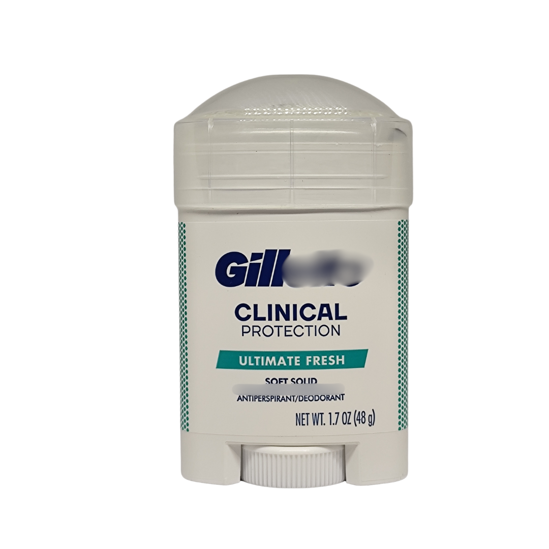 Gillette Antiperspirant Deodorant for Men, Ultimate Fresh Soft Solid, 1.7 oz. / 48 g
