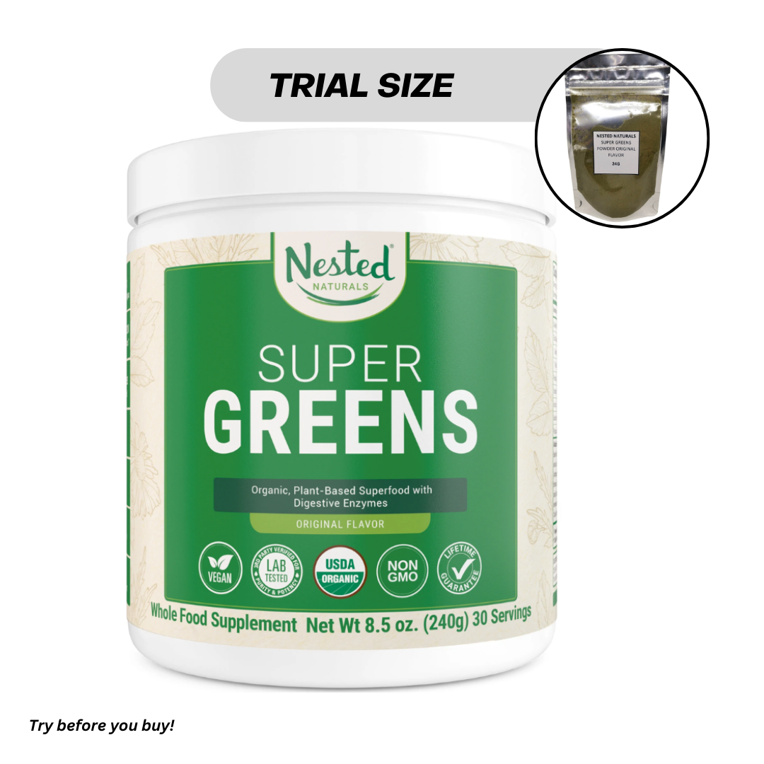 Nested Naturals, Super Greens, Natural Health Powder Original Flavor