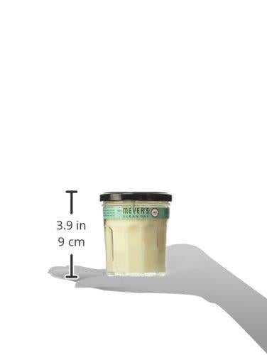 Mrs. Meyers Clean Day Soy Candle, Basil (4.9 oz / 140 g)