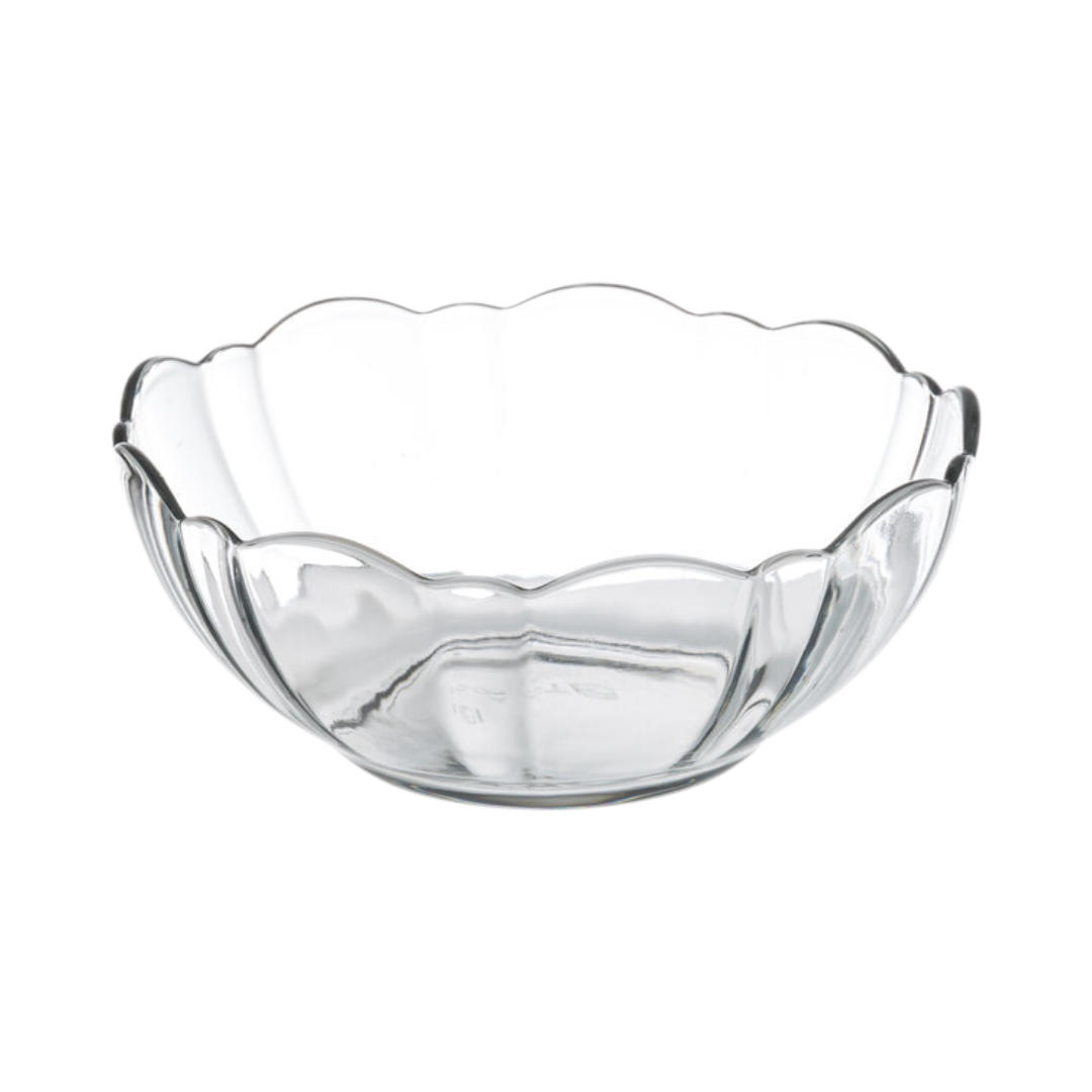 Arcade Scalloped Edge Glass Bowl