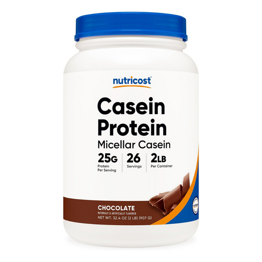 Nutricost Casein Protein Chocolate Flavored Powder 32.4oz / 907g