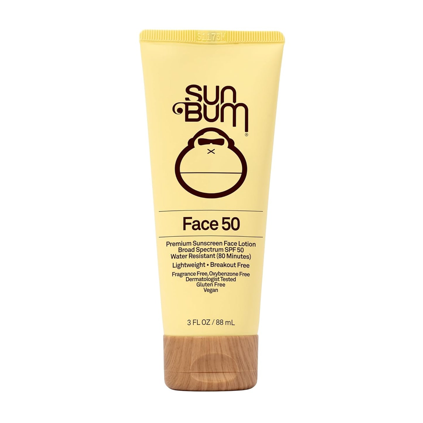 Sun Bum Face 50 Premium Sunscreen Face Lotion SPF 50 - 3 fl oz / 88ml