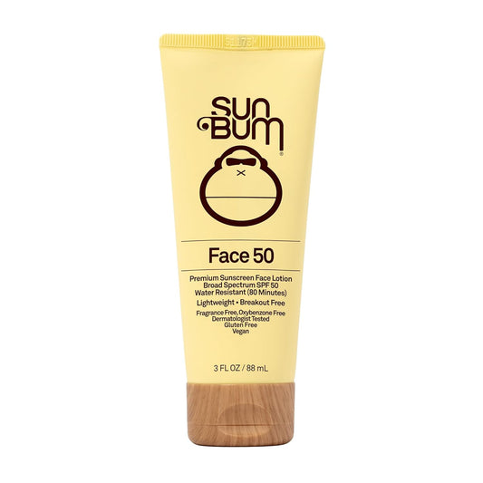 Sun Bum Face 50 Premium Sunscreen Face Lotion SPF 50 - 3 fl oz / 88ml