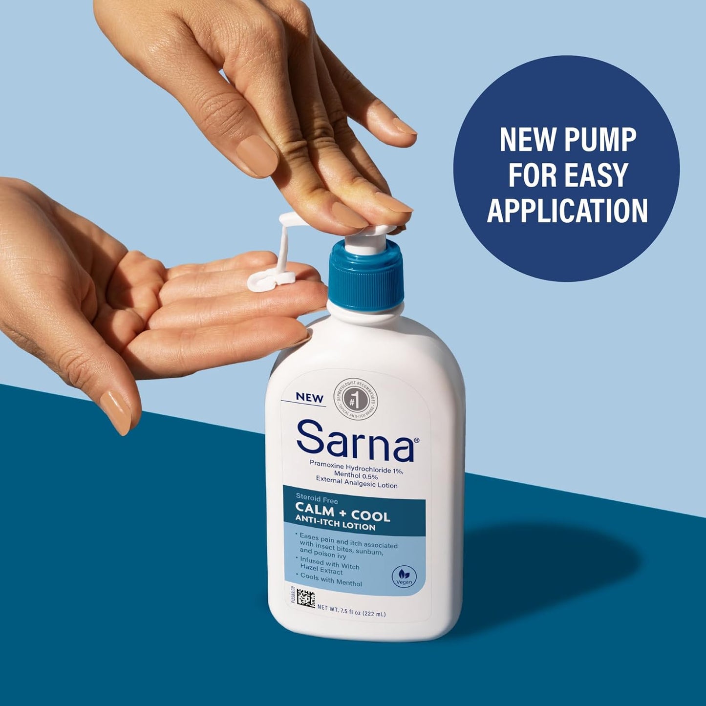 Sarna Calm + Cool Steroid-Free Anti-Itch Lotion, 7.5 oz