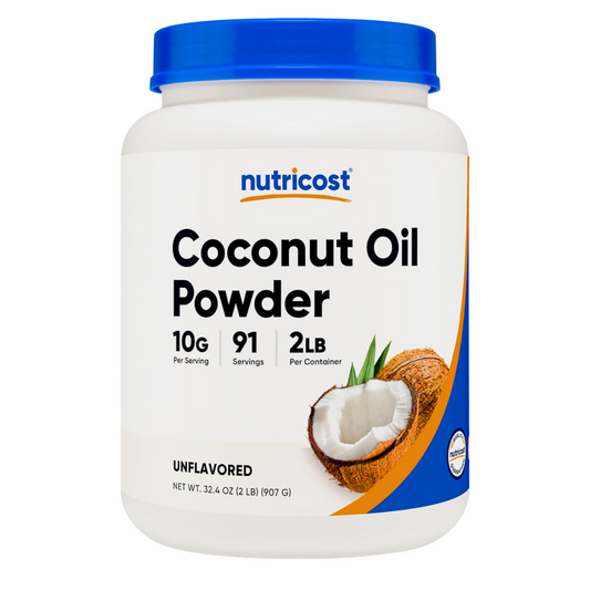 Nutricost Coconut Oil Powder Unflavored Supplement 32.4oz / 907g