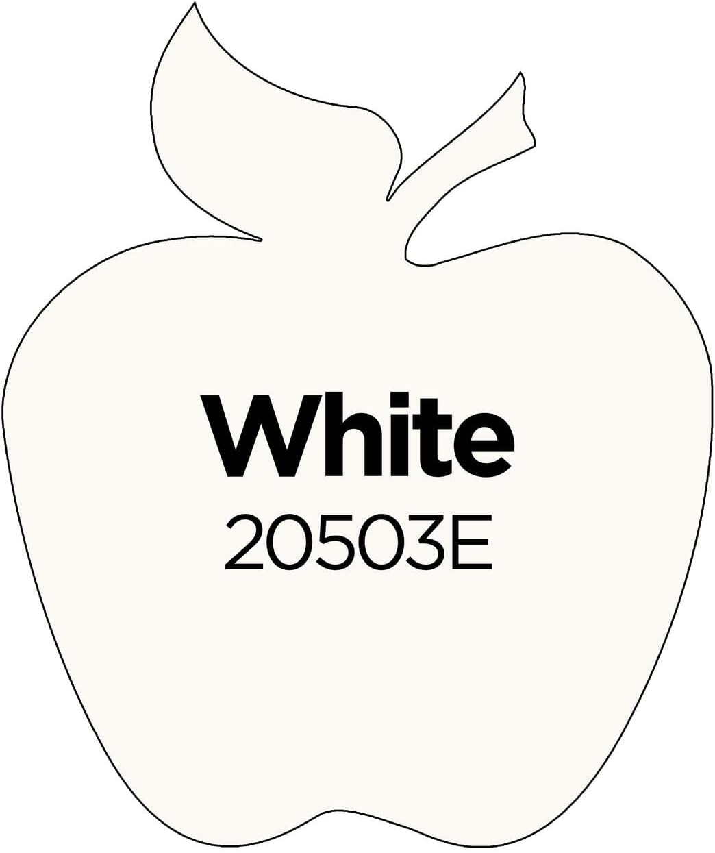 Apple Barrel Matte Acrylic Craft Paint (White 20503) 2 fl oz / 59ml