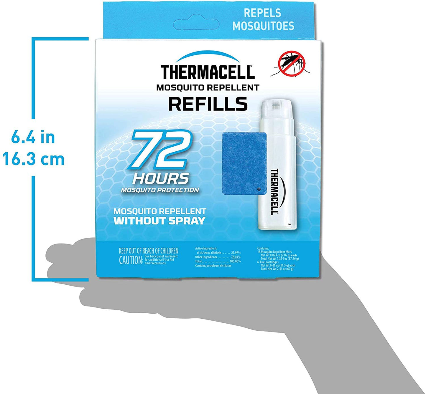 Thermacell Mosquito Repellent Refills; Compatible with Any Fuel-Powered Thermacell Product