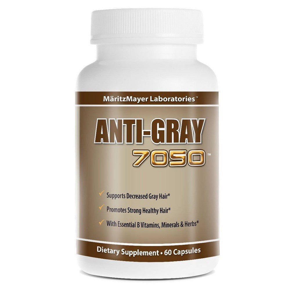 Anti Gray Hair 7050 Helps Restore Natural Hair Color, 60 Capsules