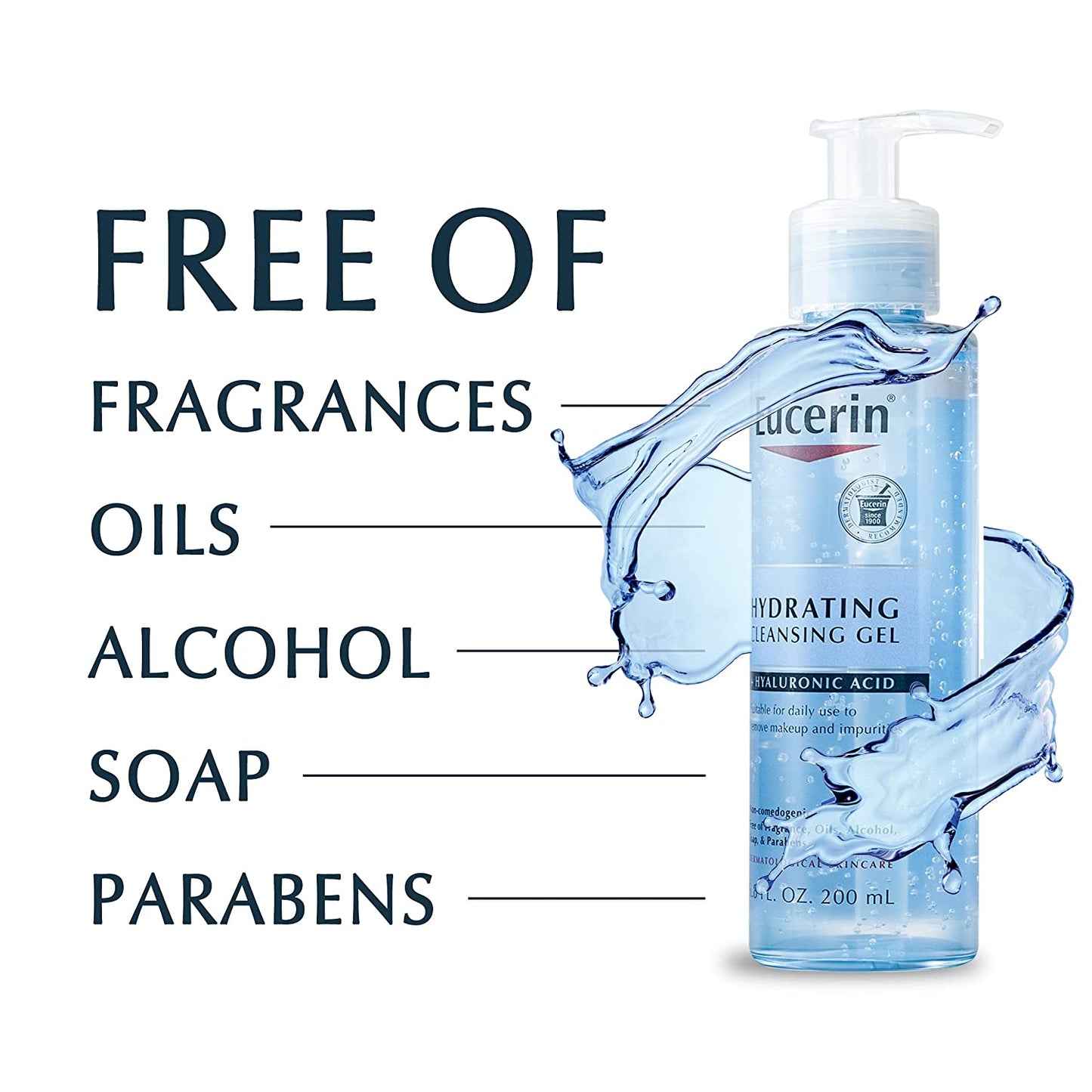 Eucerin Hydrating Cleansing Gel with Hyaluronic Acid