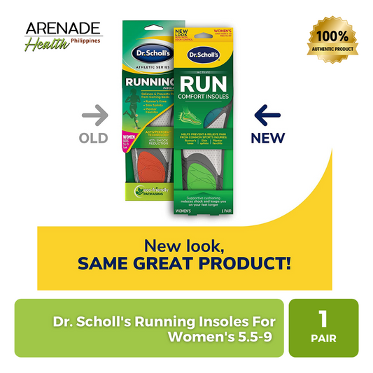 Dr. Scholl's Running Insoles With Active Perform Technology Superior Shock Absorption - 1 Pair PACKAGING MAY VARY