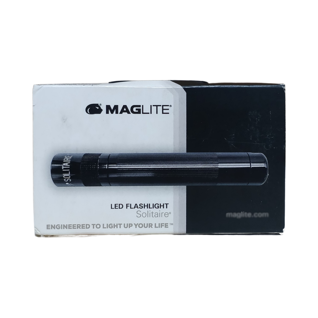 Maglite Solitaire LED Flashlight 1-Cell AAA, Black BATTERY INCLUDED & PACKAGING MAY VARY