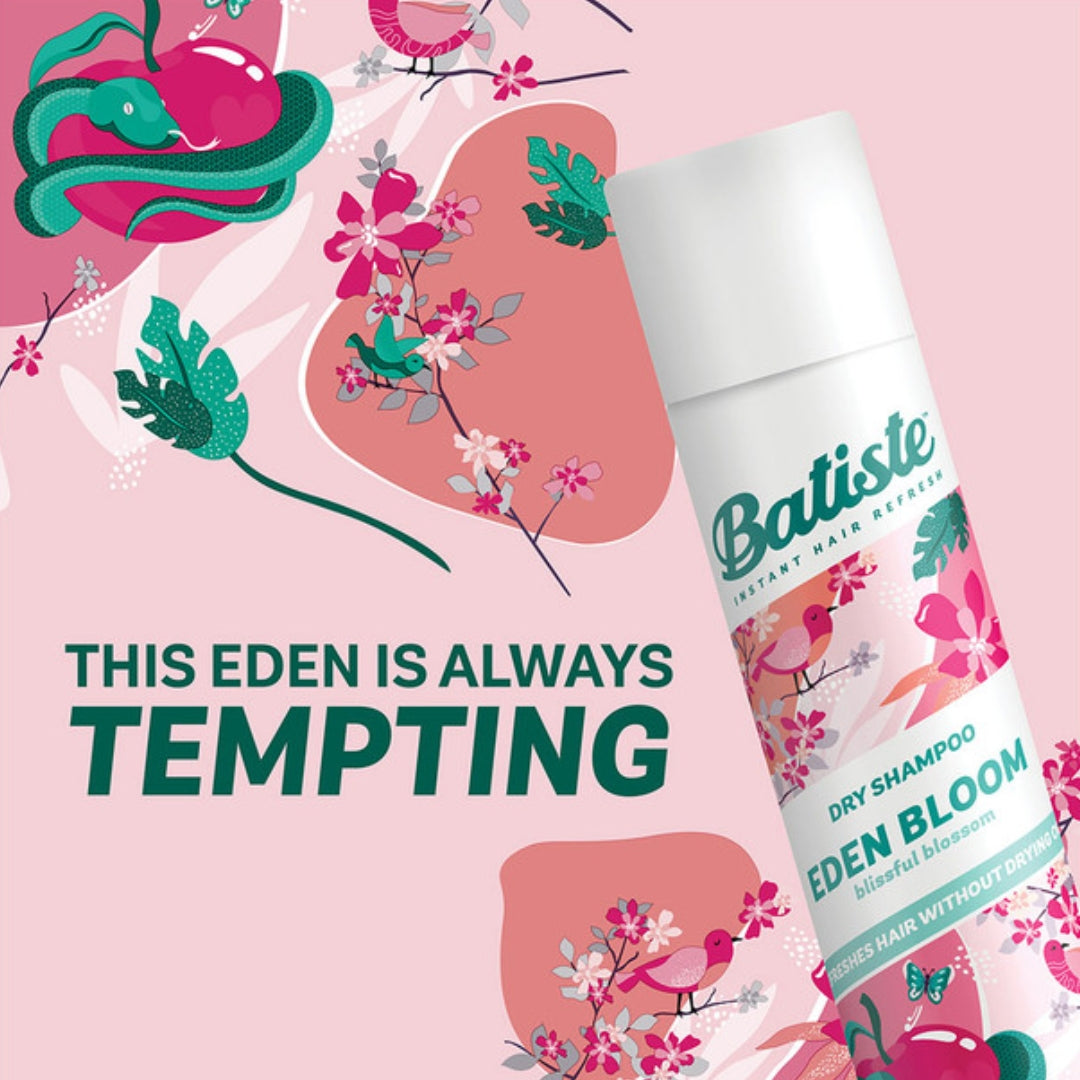 Batiste Dry Shampoo Eden Bloom Blissful Blossom, 200 ml / 120 g